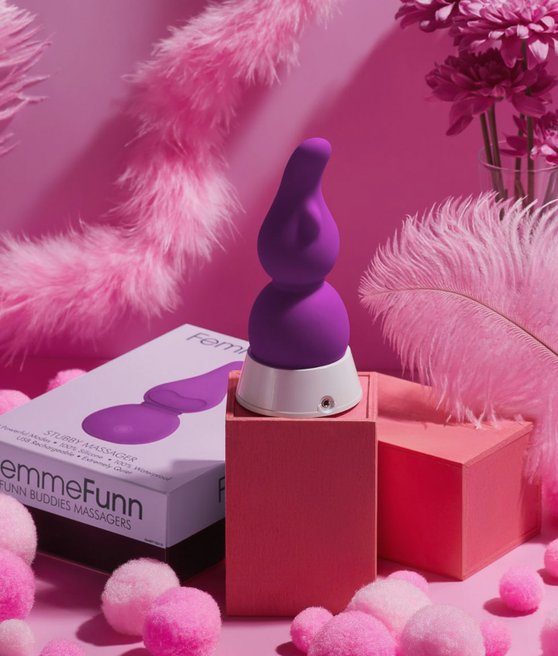 FEMMEFUNN STUBBY MASSAGER PURPLE