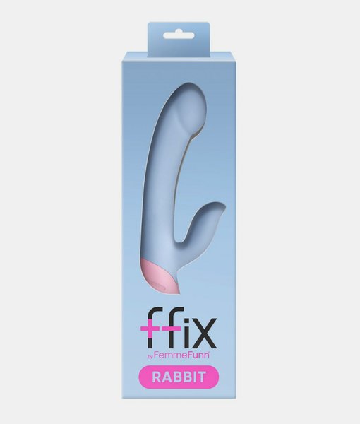 FemmeFunn ffix rabbit light blue vibrátor s králíčkem