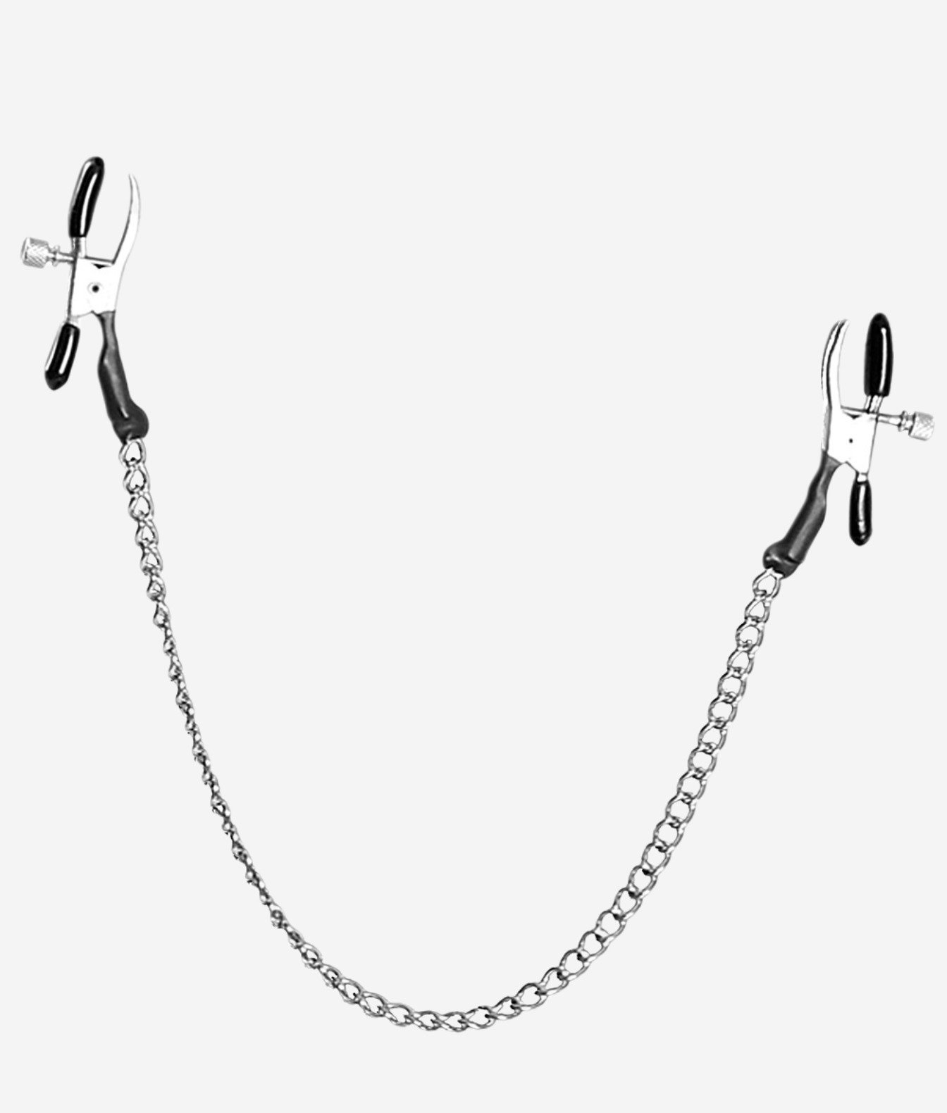 Fetish Fantasy Series Alligator zaciski z łańcuszkiem