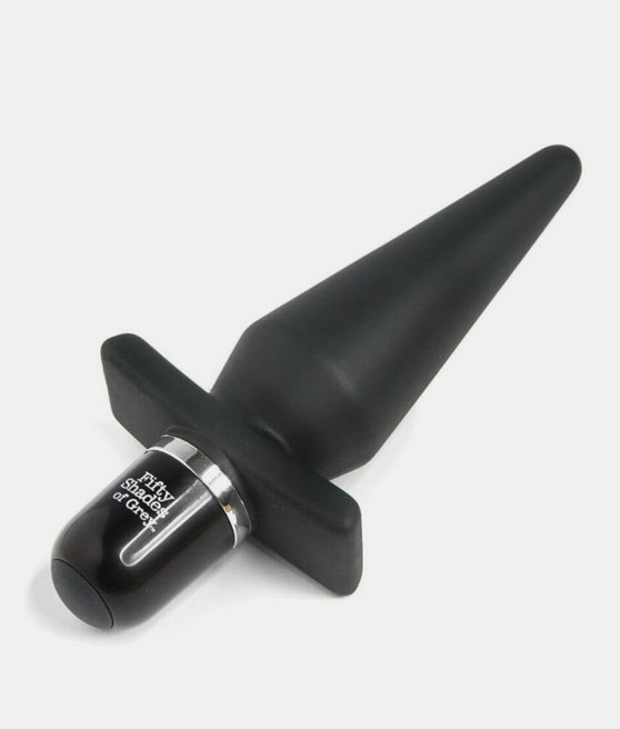 Fifty Shades of Grey Vibrating Butt Plug Black