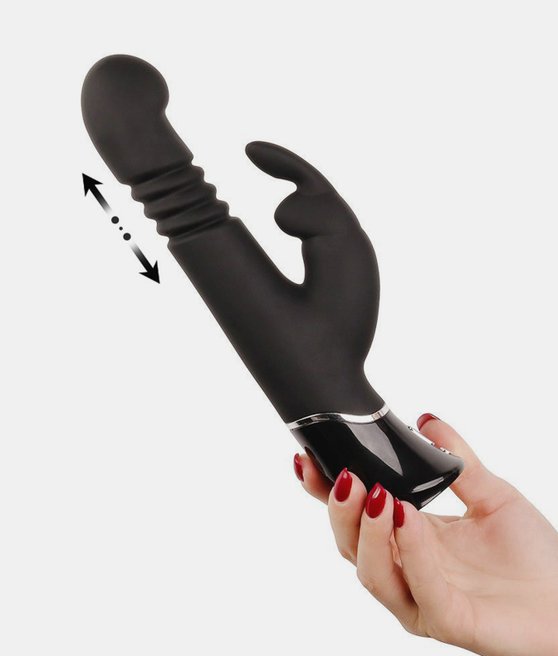 Fifty Shades of Grey Greedy Girl Thrusting G-Spot vibrátor s králíčkem