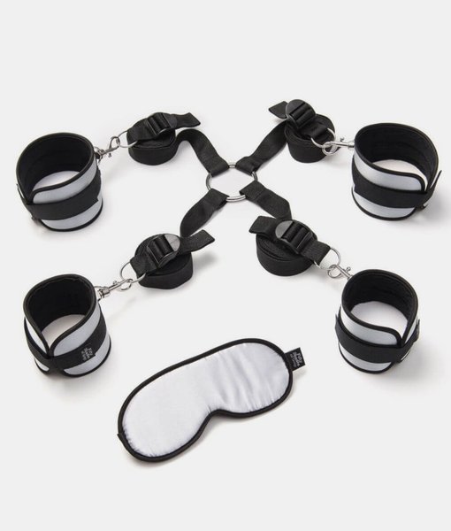 Fifty Shades of Grey Bed Restraints Kit Black