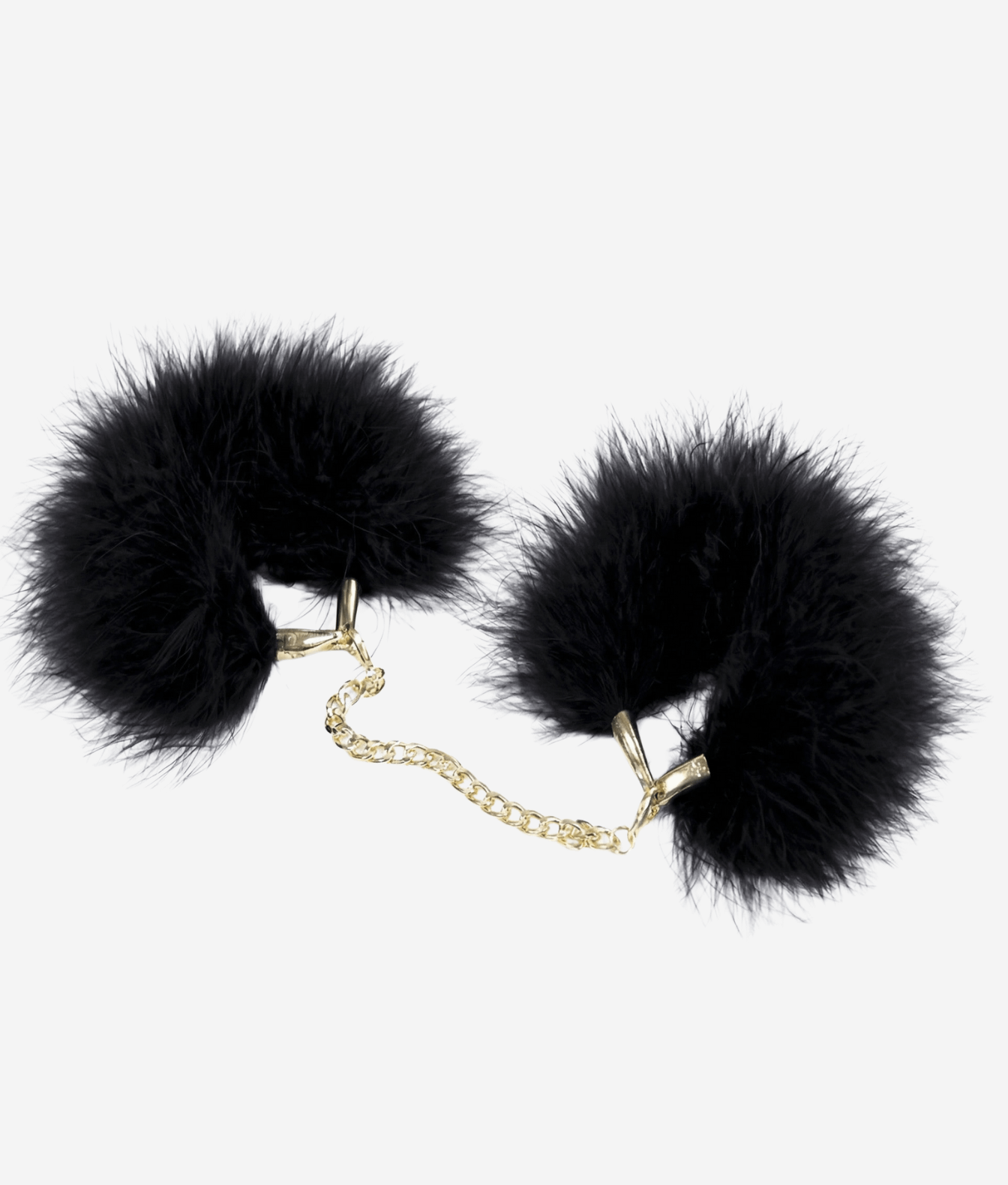 Mr. & Mrs. Puszyste kajdanki z łańcuszkiem
