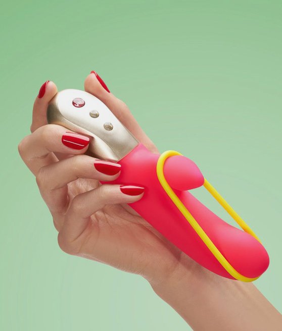 Fun Factory Amorino Mini vibrátor Pink Neon Yellow