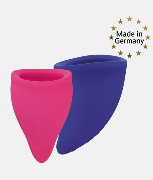 Fun Factory Fun Cup Explore Kit Menstrual Cup Pink Ultramarine