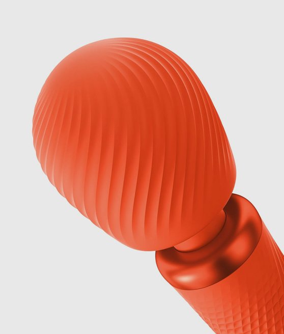 Fun Factory Vim Weighted Rumble Wand Sunrise Orange