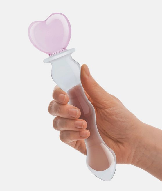 Gläs Sweetheart skleněné dildo