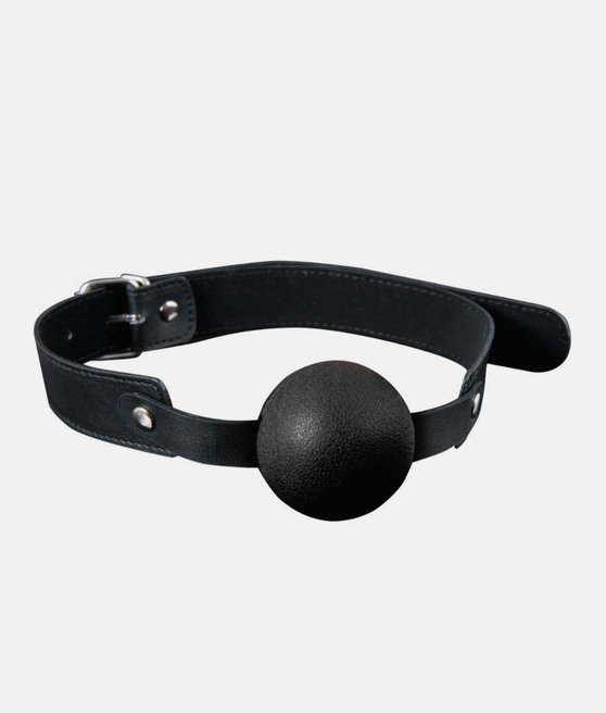 GP SOLID SILICONE BALL GAG BLACK