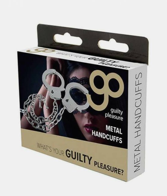 GP METAL HANDCUFFS LONG CHAIN