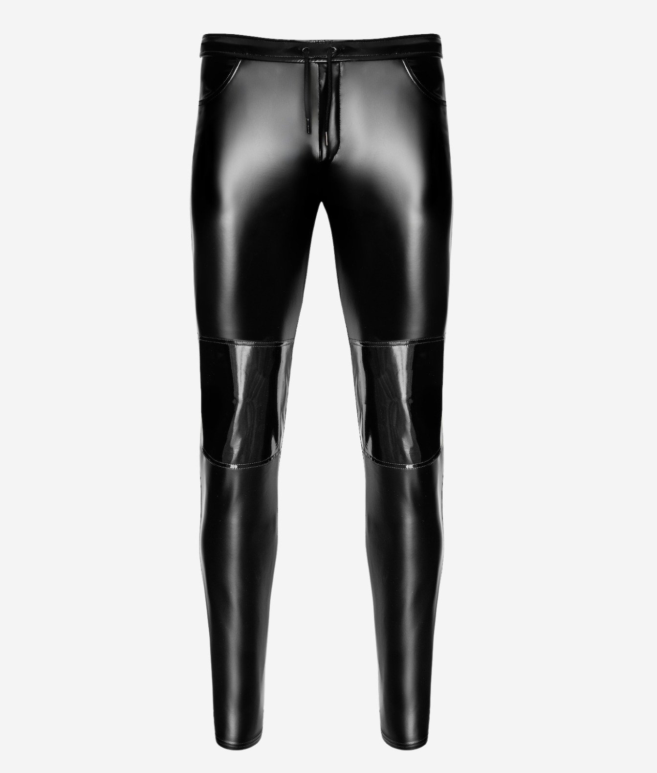 Noir Handmade Rogue Pants z materiału powerwetlook i wstawkami PVC