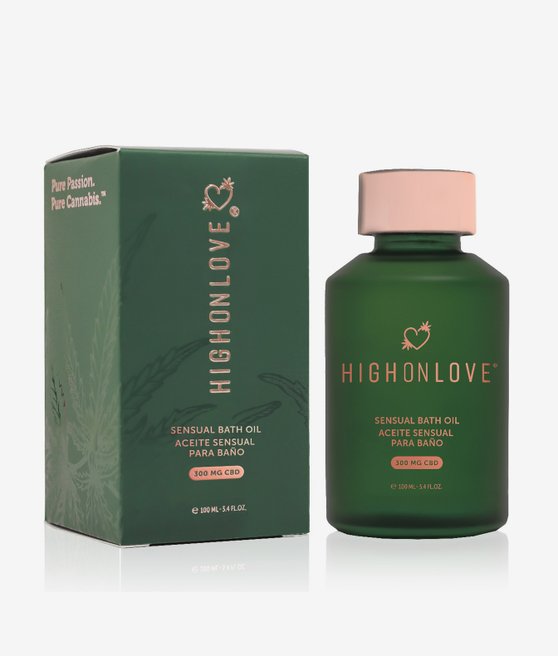 HighOnLove CBD Sensual Bath Body Oil 100 ml