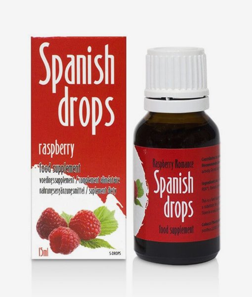 Španělská muška Spanish Drops malinová