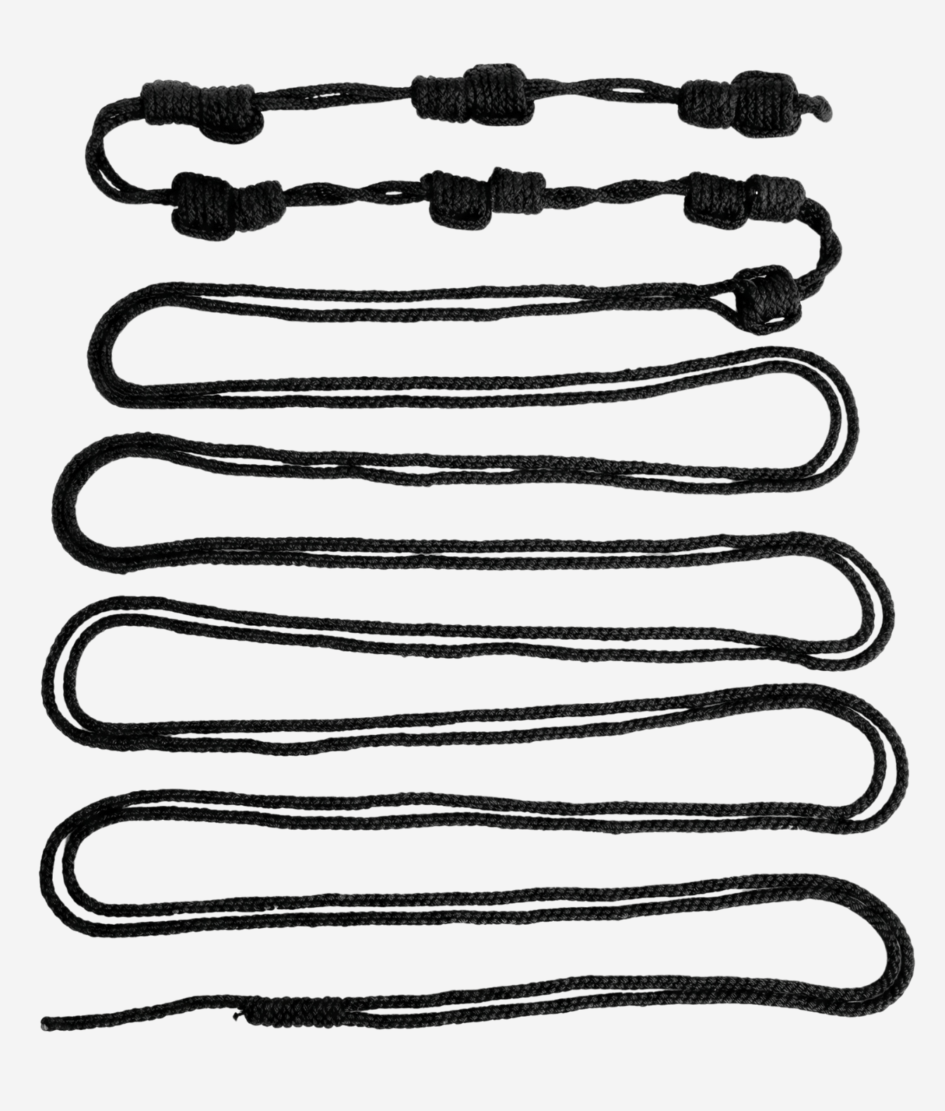 Mr. & Mrs. Lina dekoracyjna styl shibari nylonowa czarna