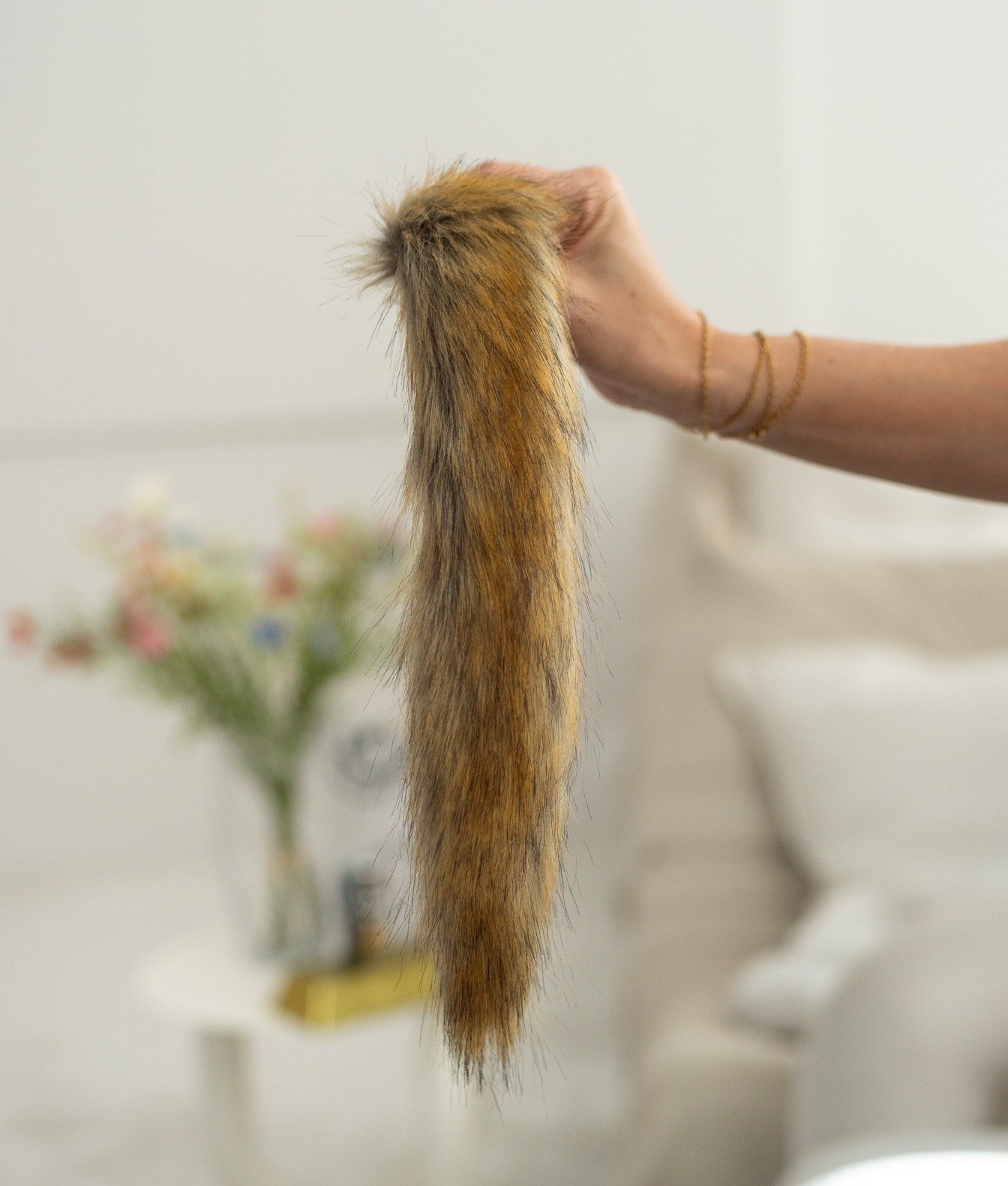 N69 ogon dekoracyjny brązowy