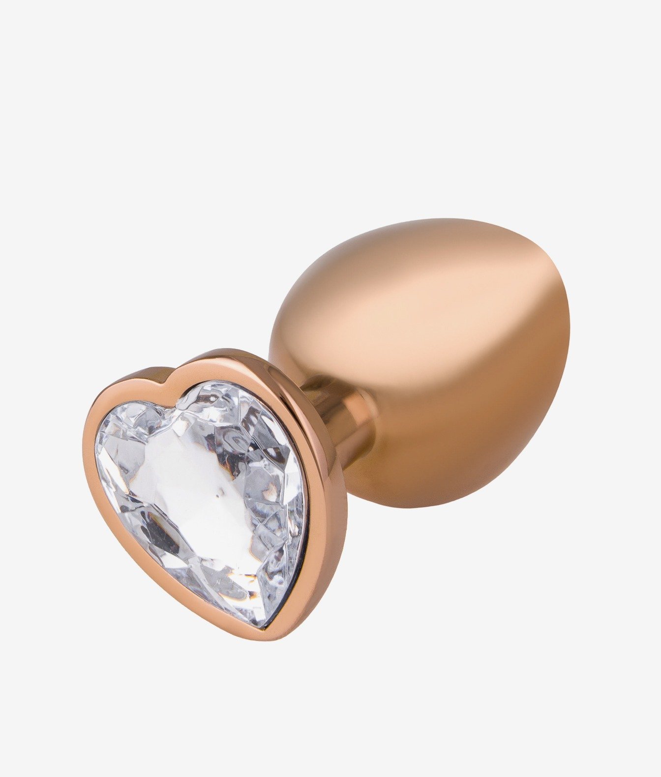 N69 Kiss aluminiowy korek ozdobny z kryształkiem clear L