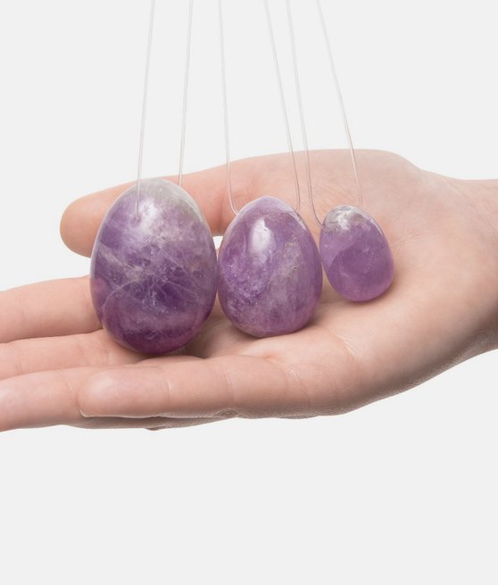 La Gemmes Yoni Egg Set Pure Amethyst LMS