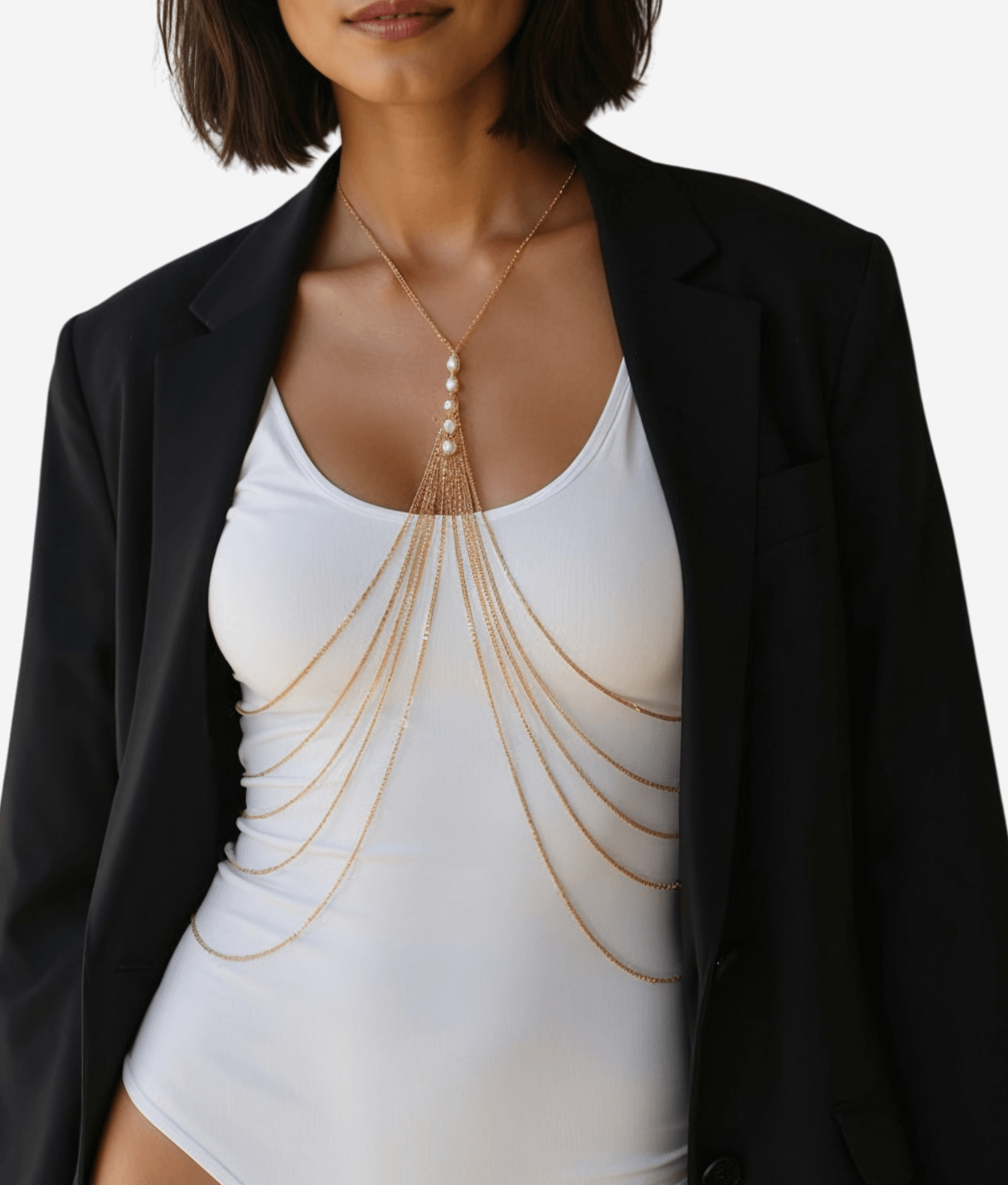 NAKAI Body Chain Pearl łańcuszek na ciało