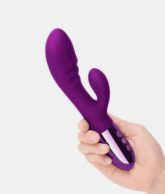 le WAND blend cherry vibrátor s králíčkem
