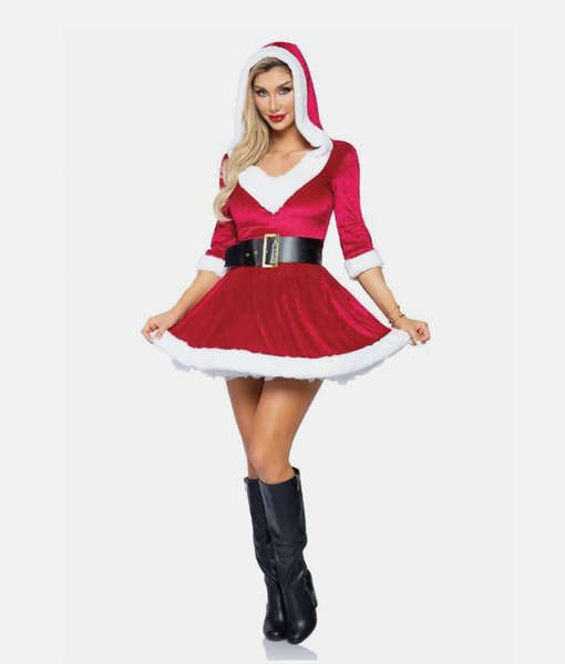 Leg Avenue 85356 Mrs Santa's Hooded Dress