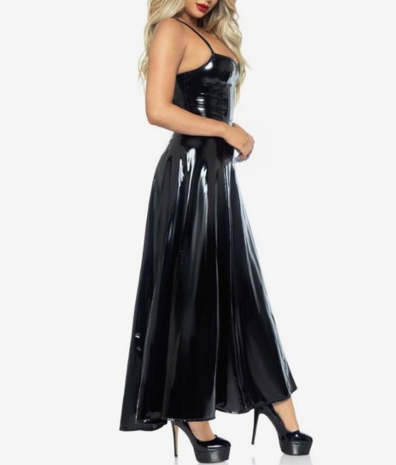 Leg Avenue 87075 long vinyl dress