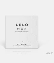 Lelo HEX Condoms Original 3 Pack thumbnail