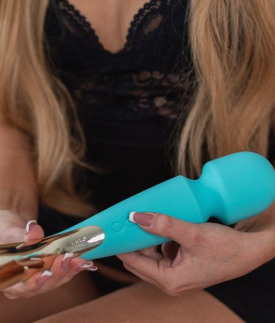 Lelo Smart Wand 2 Massager Large Aqua