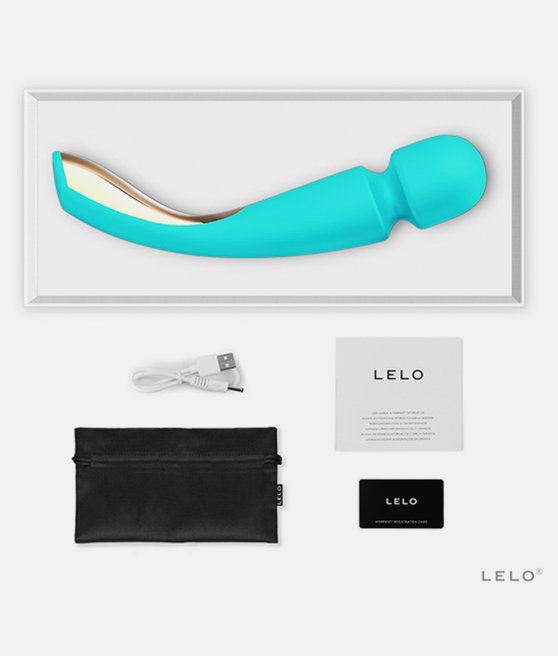 Lelo Smart Wand 2 Massager Medium Ocean Blue