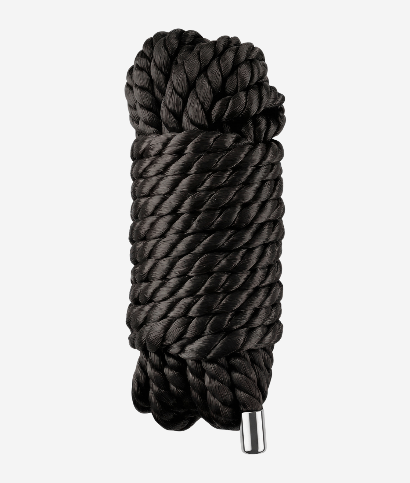 Mr. & Mrs. Lina nylonowa z metalowymi końcówkami czarna 5 m