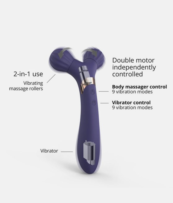 Love to Love Fireball Body Massager vibrátor Indigo