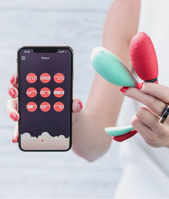 Magic Motion Fugu Smart Wearable vibrátor Red