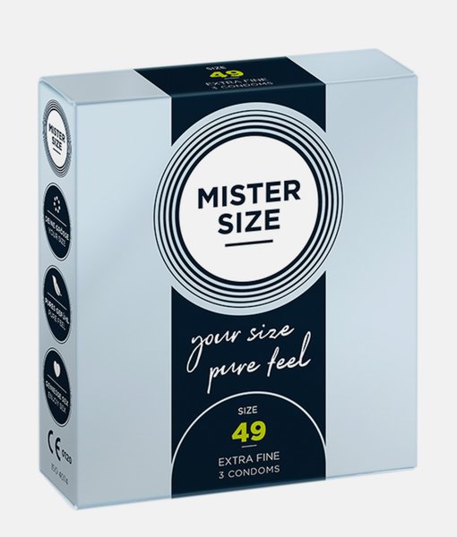 Mister Size 49 mm Condoms 3 Pieces