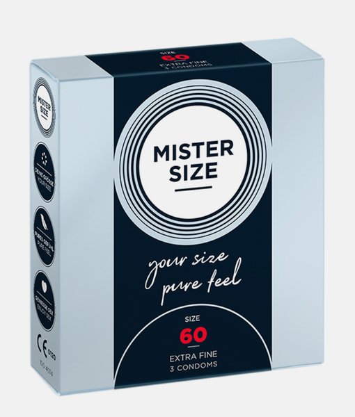 Mister Size 60 mm Condoms 3 Pieces