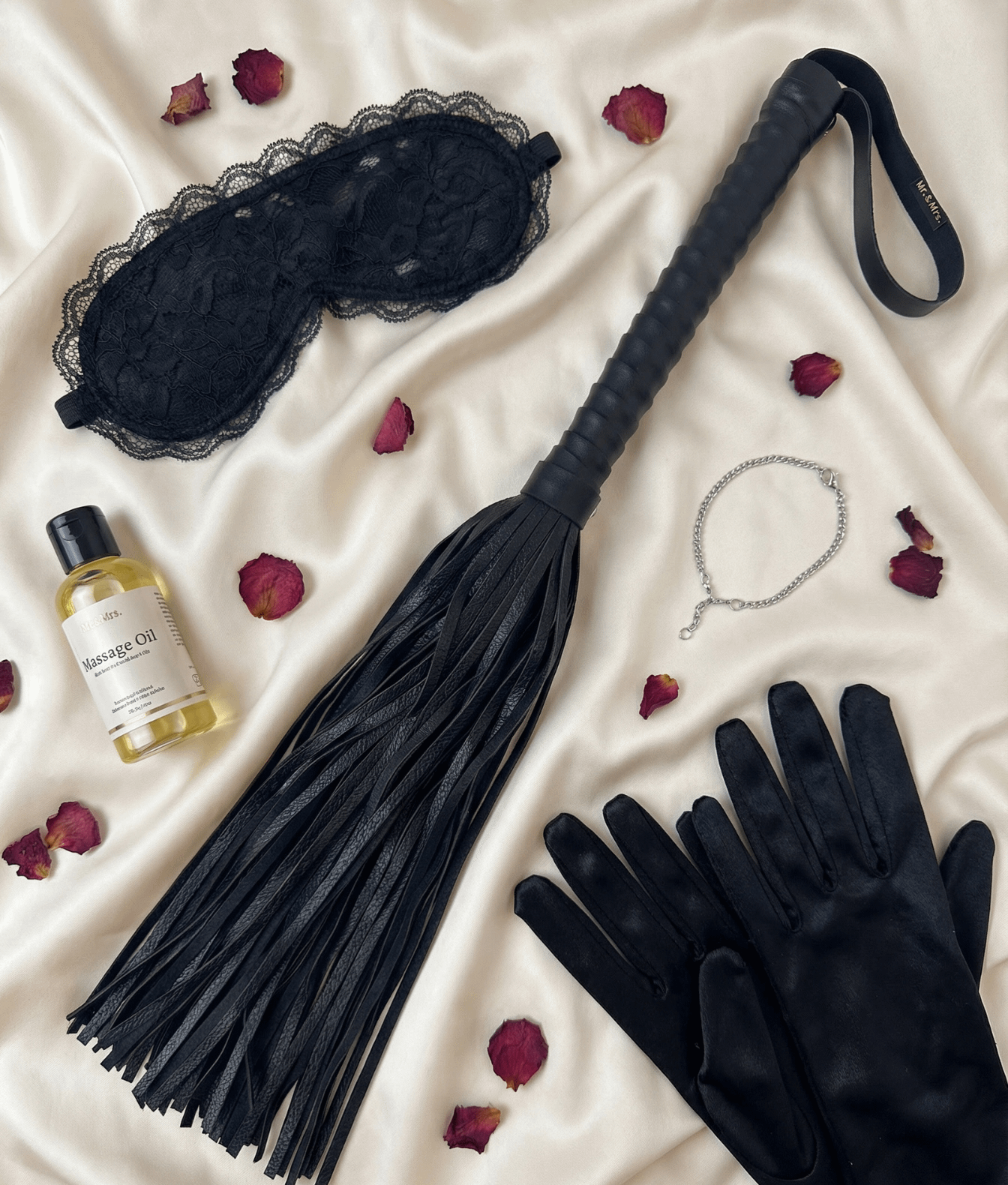 Mr. & Mrs. Chwost Dekoracyjny z Rączką plecioną