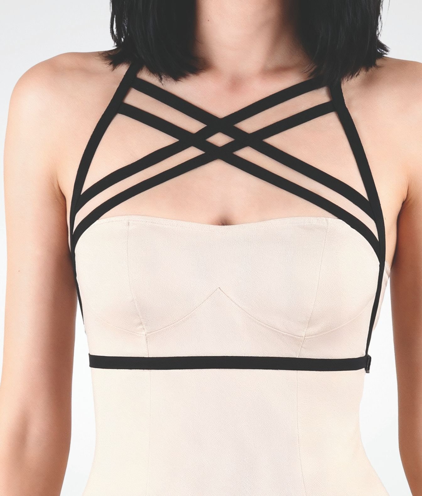 NAKAI So Rivelle czarny harness na klatkę piersiową