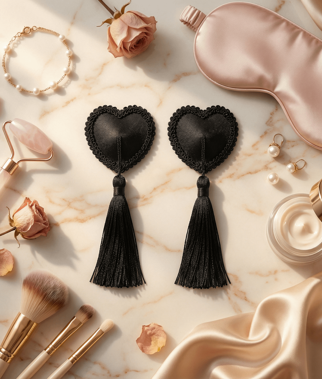 Mr. & Mrs. Nasutniki serca z frędzlami