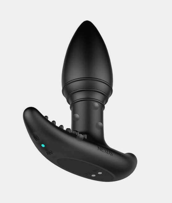 Nexus BStroker Remote Control Unisex Massager with Unique Rimming Beads