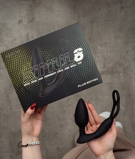 Nexus Simul8 Plug Edition Vibrating Dual Motor Anal Cock Ball Toy