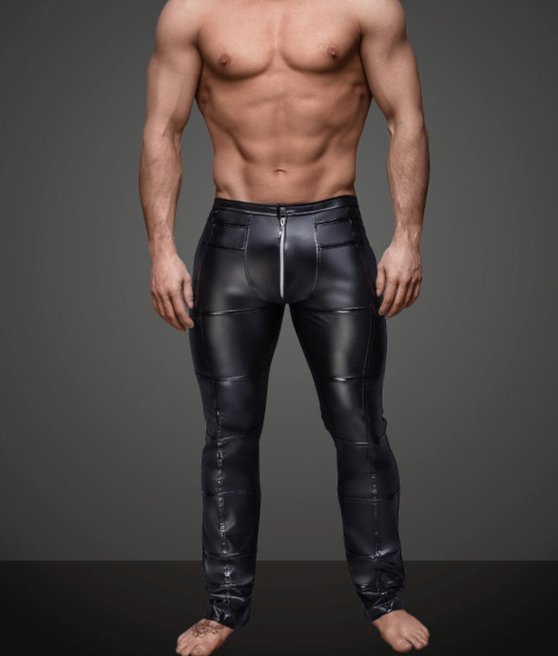 Noir Handmade Men's wetlook pvc pants H021