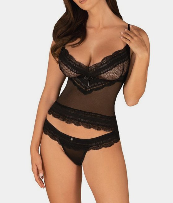 Obsessive Ivannes top and thong set