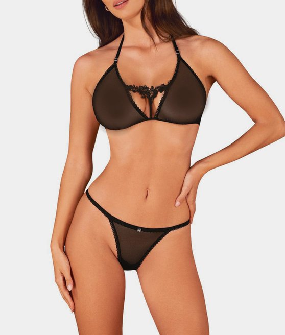 Obsessive Celia Noir 2-pcs souprava