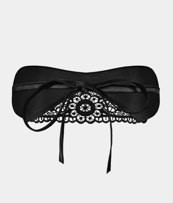 Obsessive Satinia Mask Black