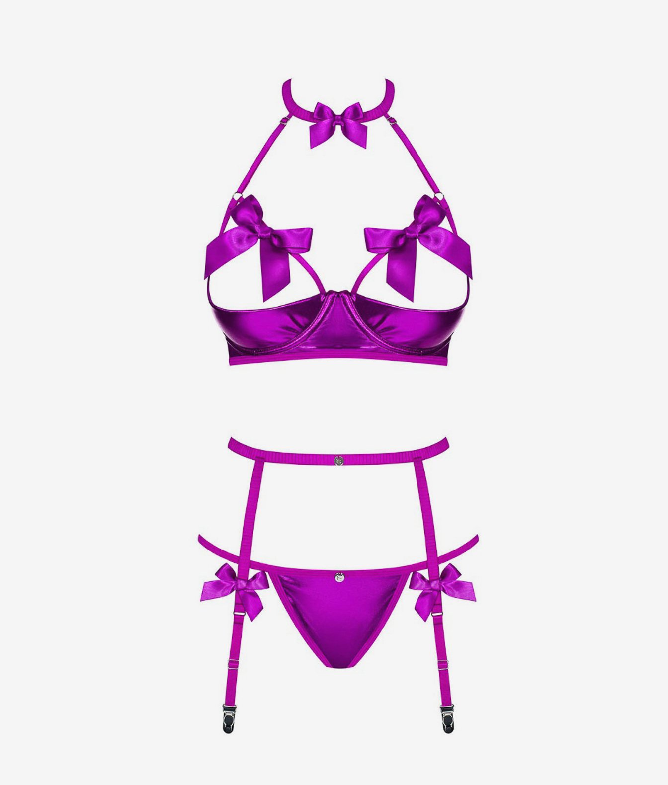 Obsessive Delishya lingerie set bra, thong and garter belt