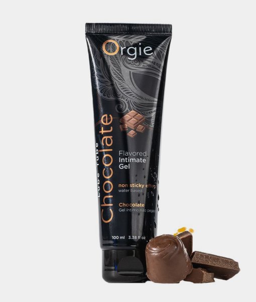 Orgie Lube Tube Flavored Intimate Gel Chocolate 100 ml