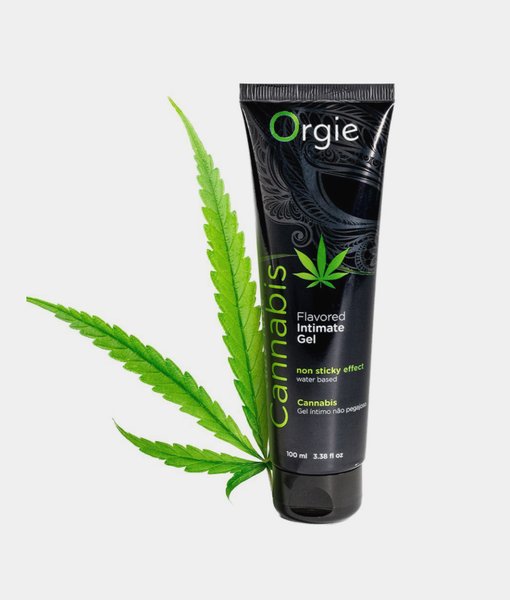 Orgie Lube Tube Flavored Intimate Gel Cannabis 100 ml