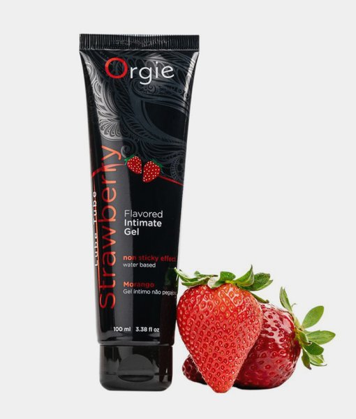 Orgie Lube Tube Flavored Intimate Gel Strawberry 100 ml