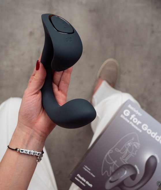 Satisfyer G for Goddess 1 dark grey wibrator króliczek