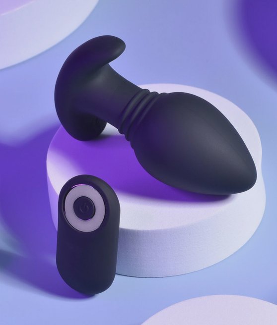 Playboy plug play anální vibrátor s dálkovým ovladačem