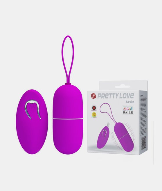 Pretty Love Arvin 12 -Vibrační vajíčko na dálkové ovládání