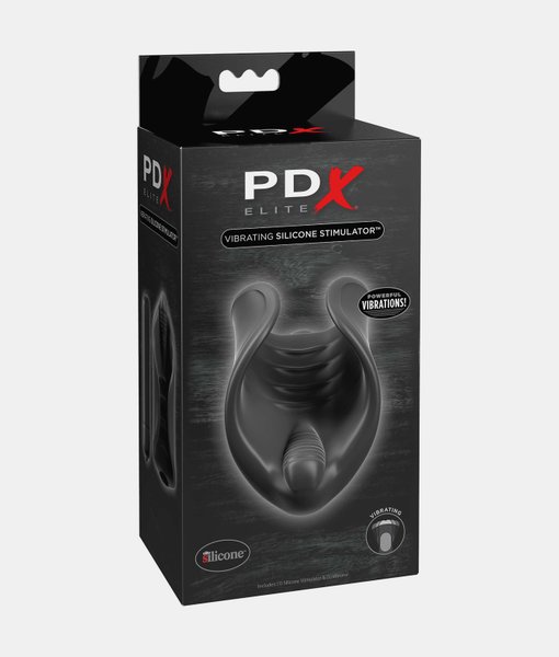 PDX Elite Vibrating Silicone Stimulator vibrační masturbátor