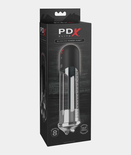 PDX Elite Blowjob Power Pump automatická vibrační pumpa